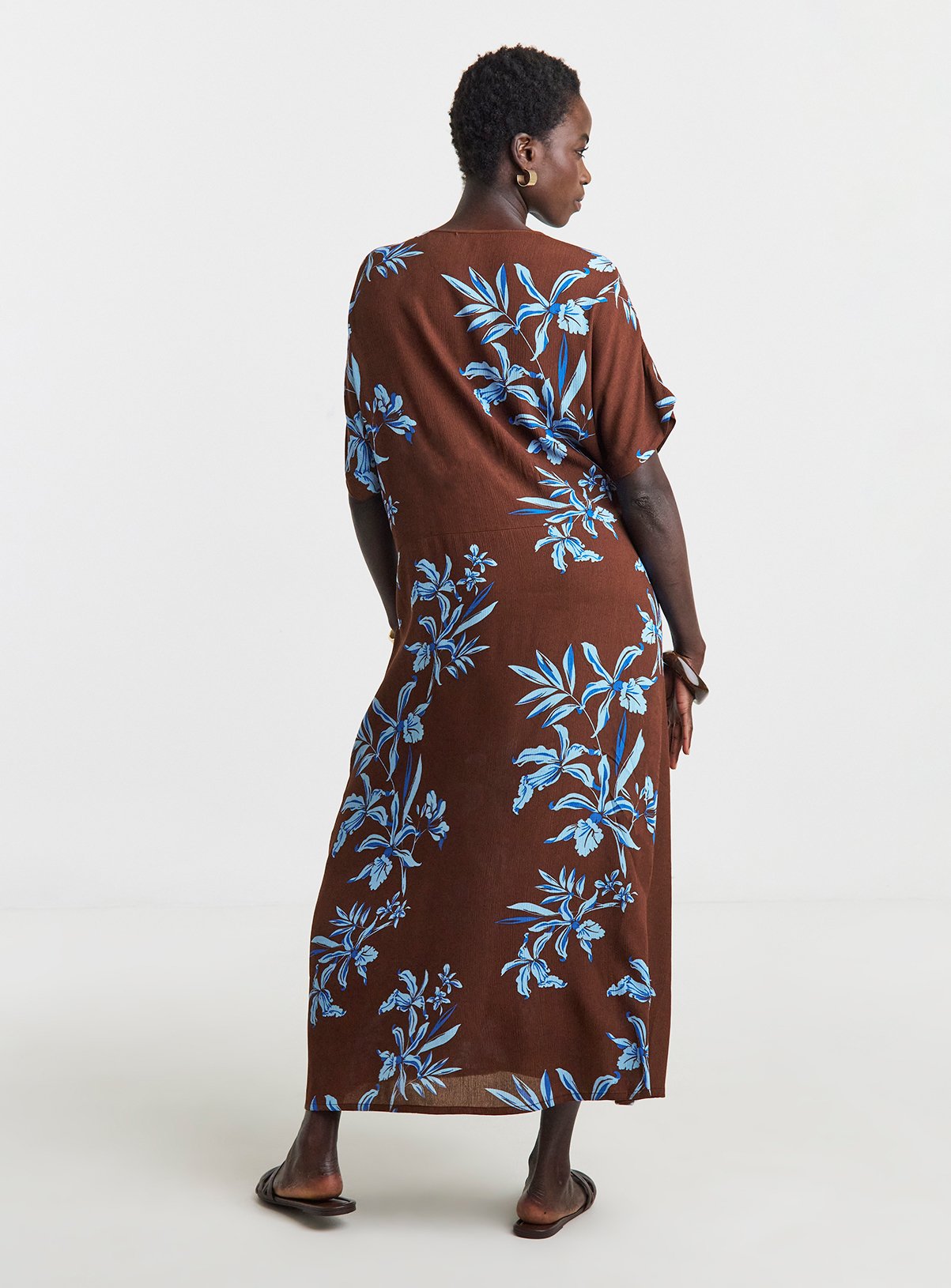 JD WILLIAMS Dropped Waist Kaftan Dress 22 - Image 2 thumbnail